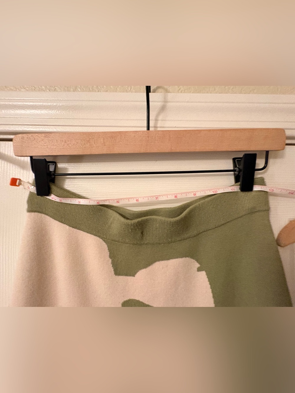 Celandine Monstera Knit Midi Skirt Set from Anthropologie - Picture 6 of 7
